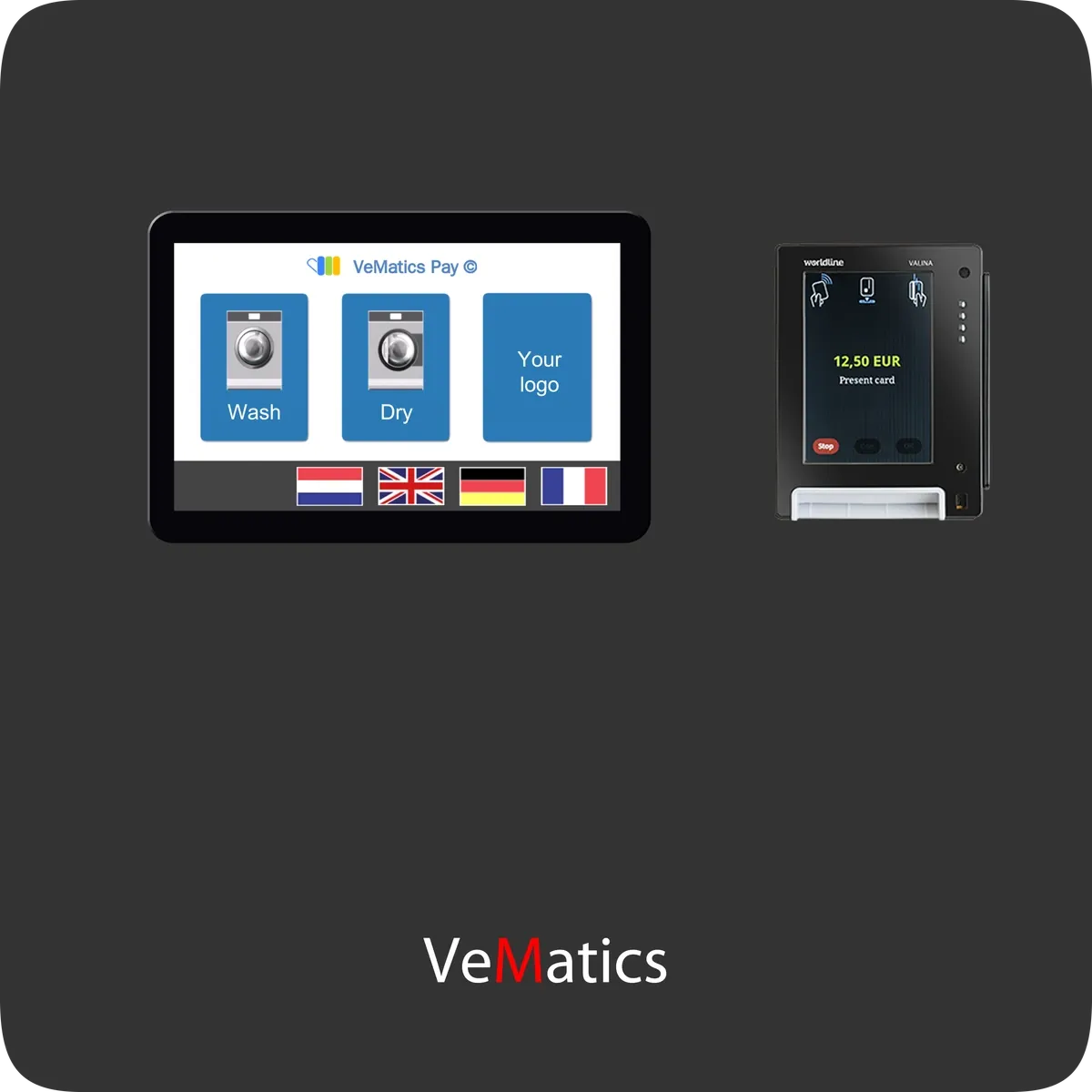 VeMatics CP200 touchscreen en contactloze kaartlezer